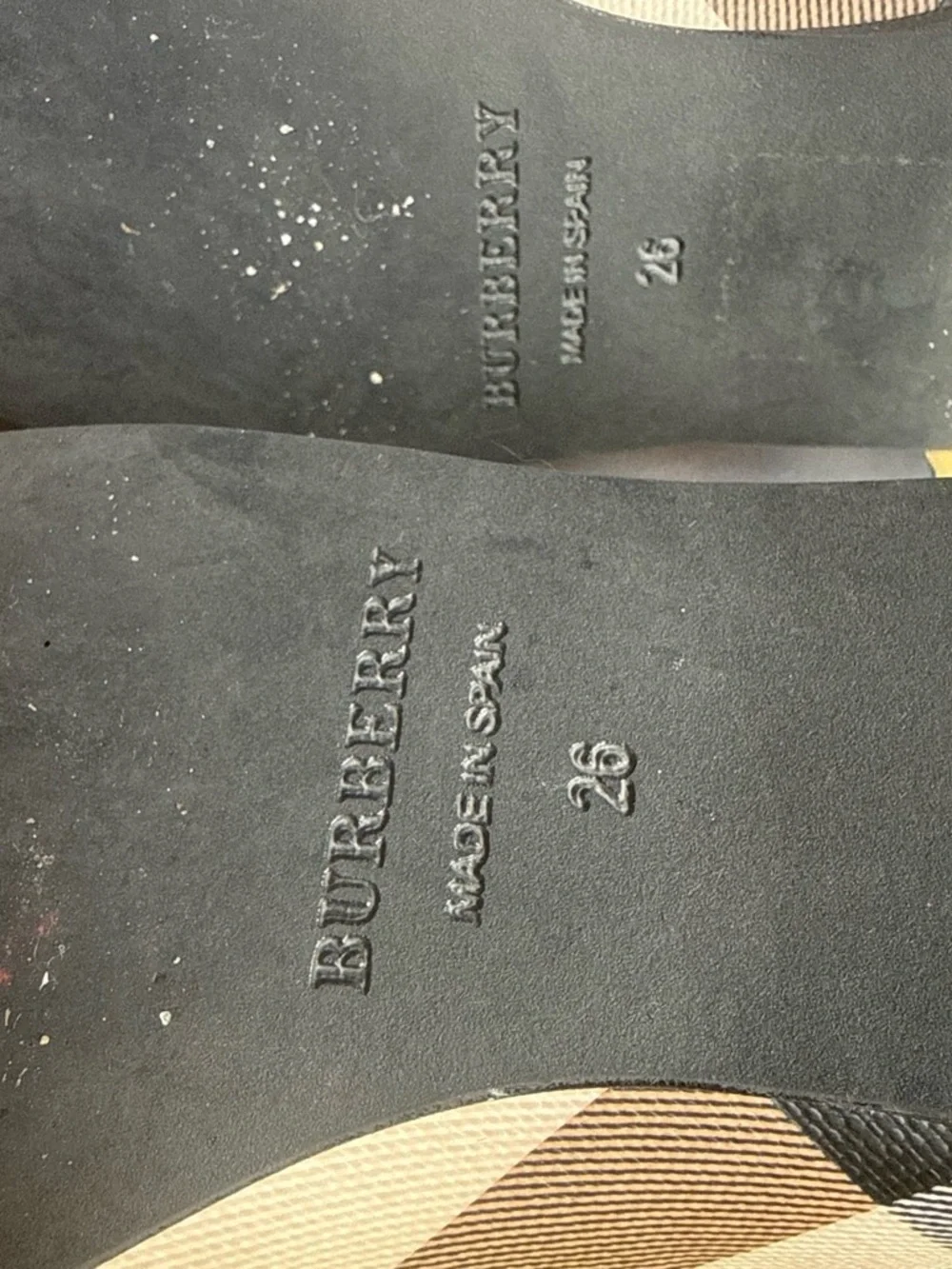 Burberry glossy black
